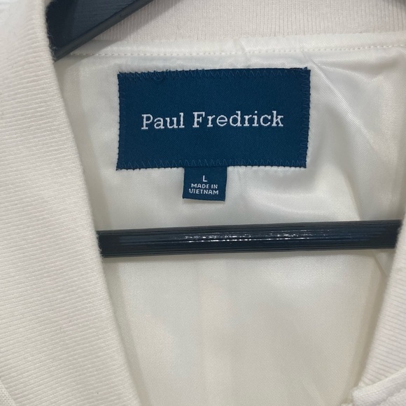 Paul Fredrick linen baseball jacket never worn - Picture 4 of 4